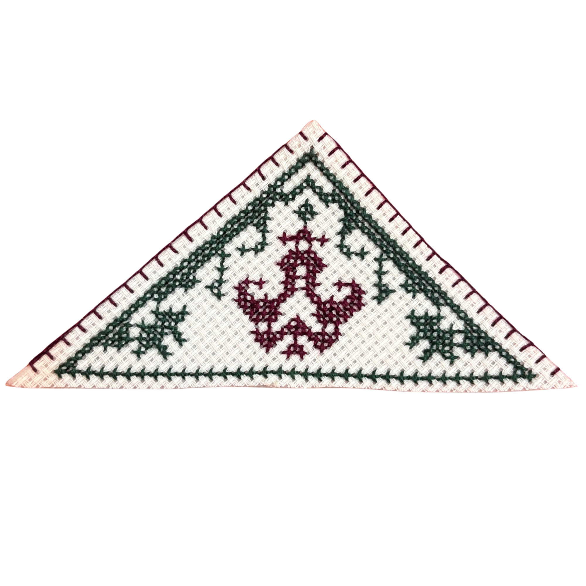 Embroidered bookmark