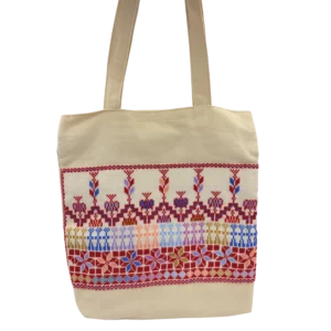 Embroidered Tote Bag